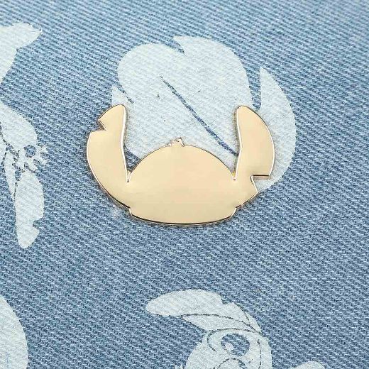 Picture of Disney Stitch Denim Rolling Duffle Travel Bag