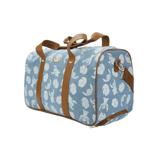 Picture of Disney Stitch Denim Rolling Duffle Travel Bag