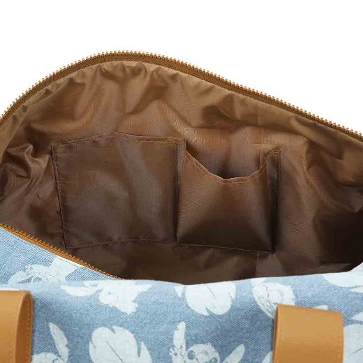 Picture of Disney Stitch Denim Rolling Duffle Travel Bag