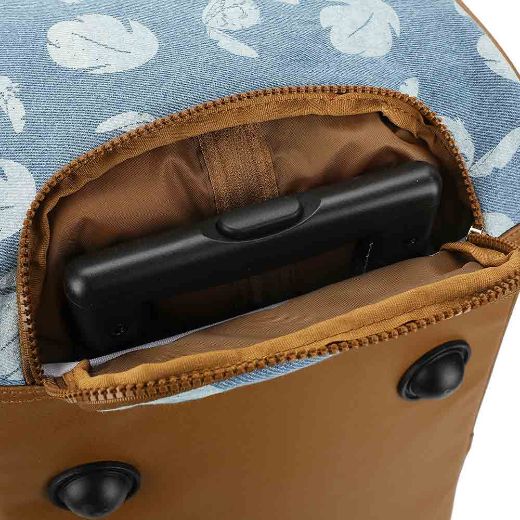 Picture of Disney Stitch Denim Rolling Duffle Travel Bag