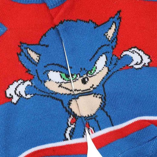 Picture of Sonic the Hedgehog Youth 6 Pair Ankle Socks