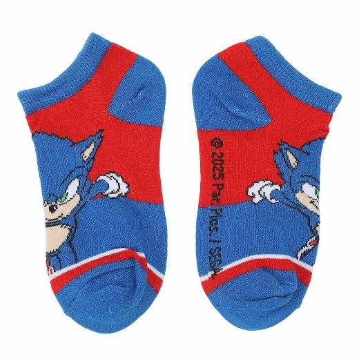 Picture of Sonic the Hedgehog Youth 6 Pair Ankle Socks