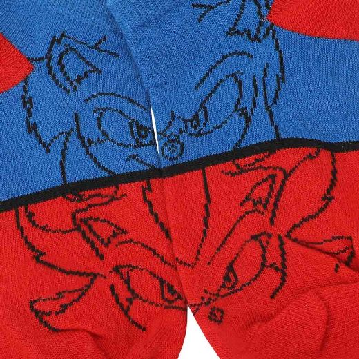Picture of Sonic the Hedgehog Youth 6 Pair Ankle Socks