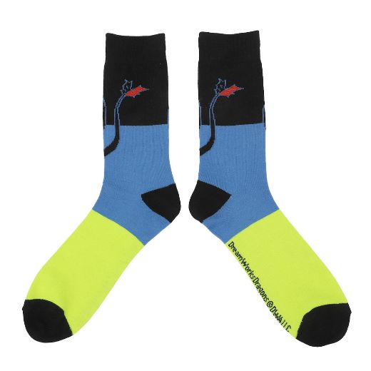 Picture of How To Train Your Dragon Toothless Adult 3 Pair Crew Socks