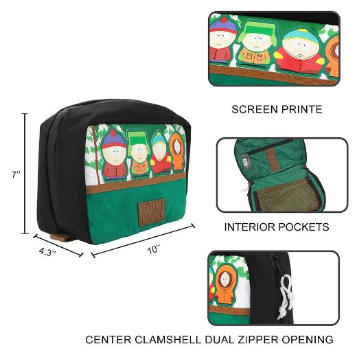 Picture of South Park Characters Patch Travel Toiletry Bag