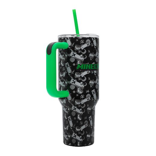 Picture of Minecraft Logo 40 oz. Stainless Steel Tumbler