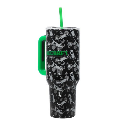 Picture of Minecraft Logo 40 oz. Stainless Steel Tumbler