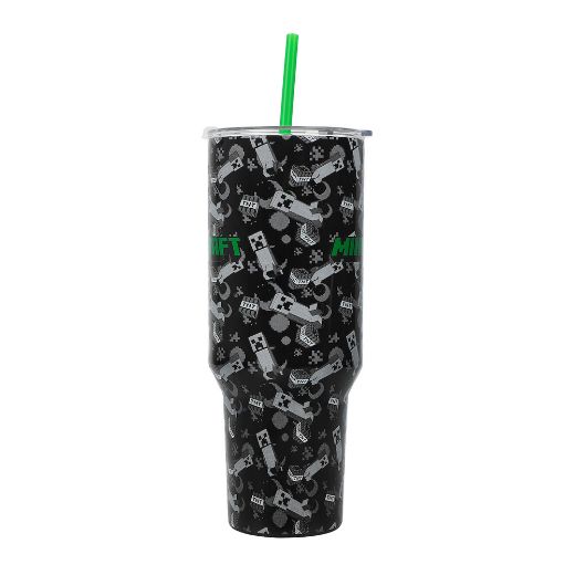 Picture of Minecraft Logo 40 oz. Stainless Steel Tumbler