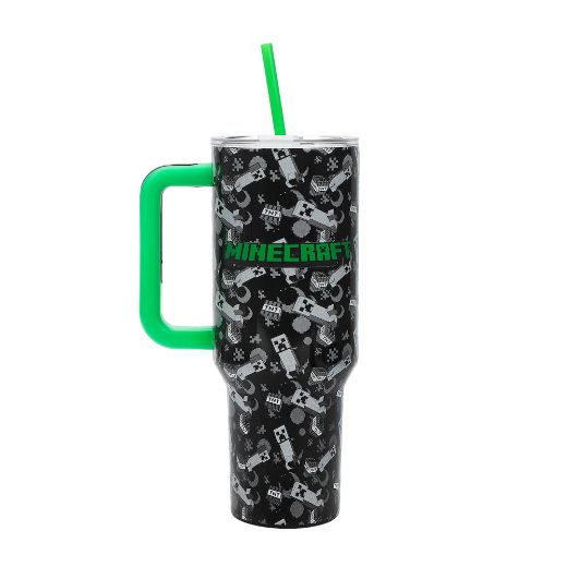 Picture of Minecraft Logo 40 oz. Stainless Steel Tumbler