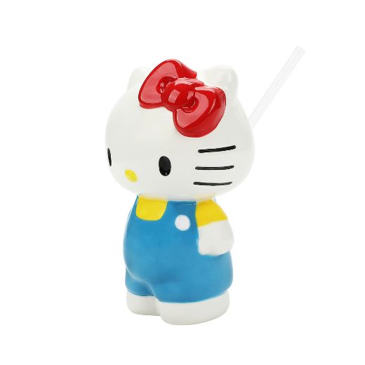 Picture of Hello Kitty 14 oz. Sculpted Ceramic Sipper 