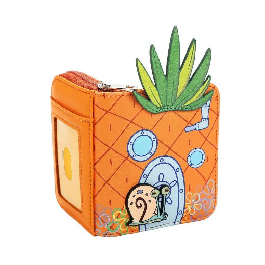Picture of SpongeBob SquarePants 3D Pineapple Zip Around Wallet