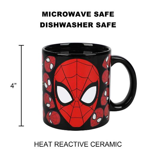 Picture of Marvel Spider-Man Heat Reactive 16 oz. Ceramic Mug