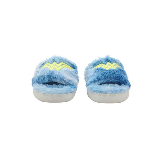 Picture of DC Comics Wonder Woman Fuzzy Slide Slippers