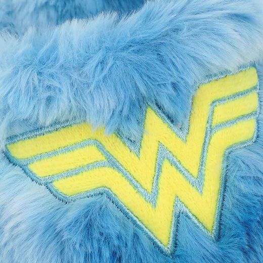 Picture of DC Comics Wonder Woman Fuzzy Slide Slippers