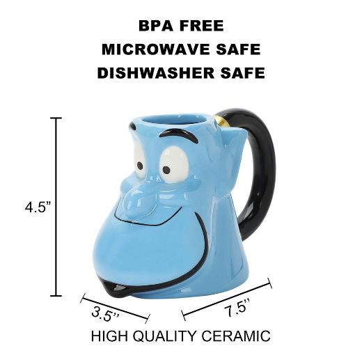 Picture of Disney Aladdin 13 oz. Sculpted Ceramic Mug 