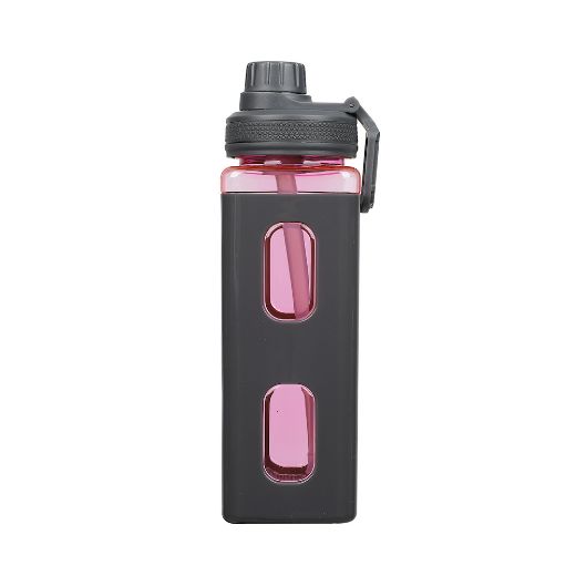 Picture of Kuromi 24 oz. Square Plastic Water Bottle
