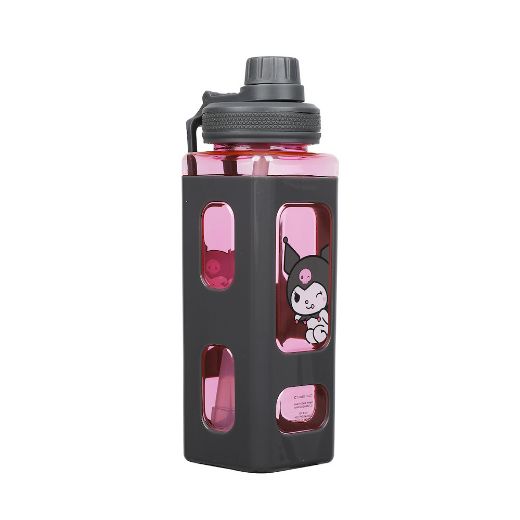 Picture of Kuromi 24 oz. Square Plastic Water Bottle