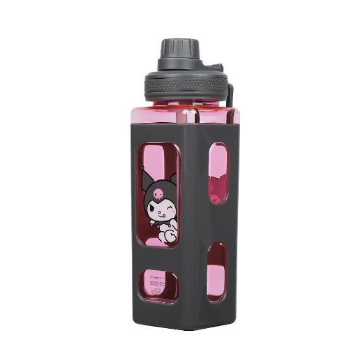 Picture of Kuromi 24 oz. Square Plastic Water Bottle