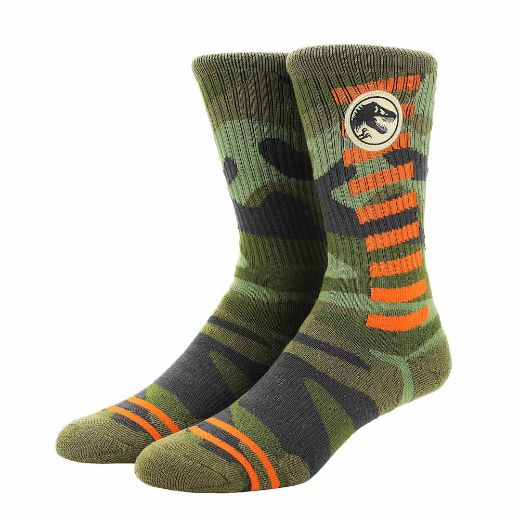 Picture of Jurassic Park Woven Patch Crew Socks