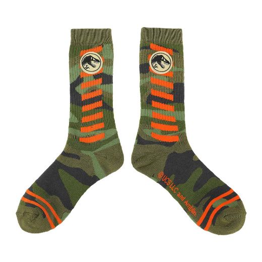 Picture of Jurassic Park Woven Patch Crew Socks