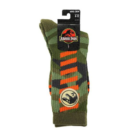 Picture of Jurassic Park Woven Patch Crew Socks