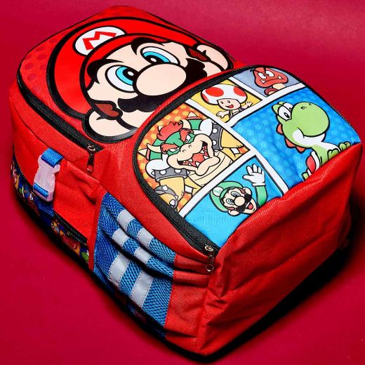 Picture of Super Mario Characters AOP Youth Sports Backpack