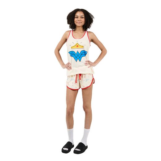 Picture of DC Comics Wonder Woman Juniors Tank Top & Short Sleep Set