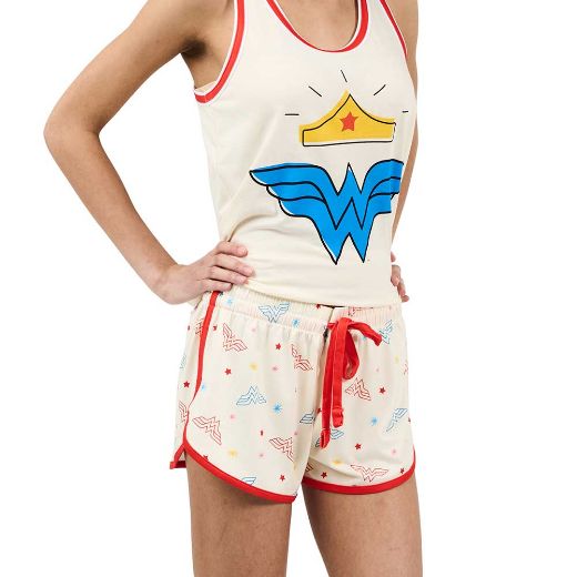 Picture of DC Comics Wonder Woman Juniors Tank Top & Short Sleep Set