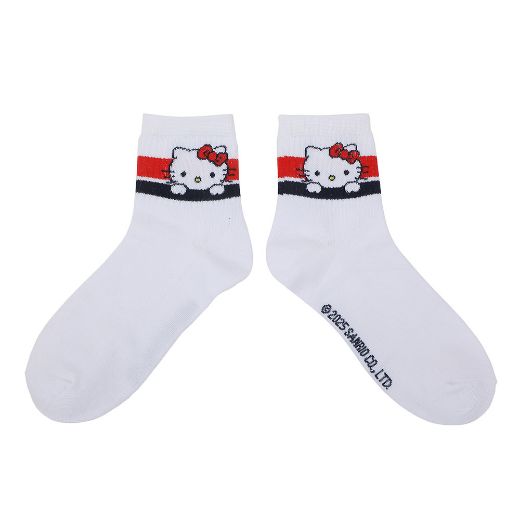 Picture of Hello Kitty and Friends 3 Pair Quarter Crew Socks Set