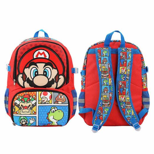 Picture of Super Mario Characters AOP Youth Sports Backpack