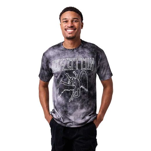 Picture of Led Zeppelin Logo Cloud Washed Unisex Tee