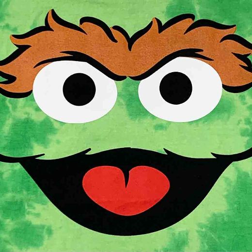 Picture of Sesame Street Oscar the Grouch Cloud Washed Unisex Tee