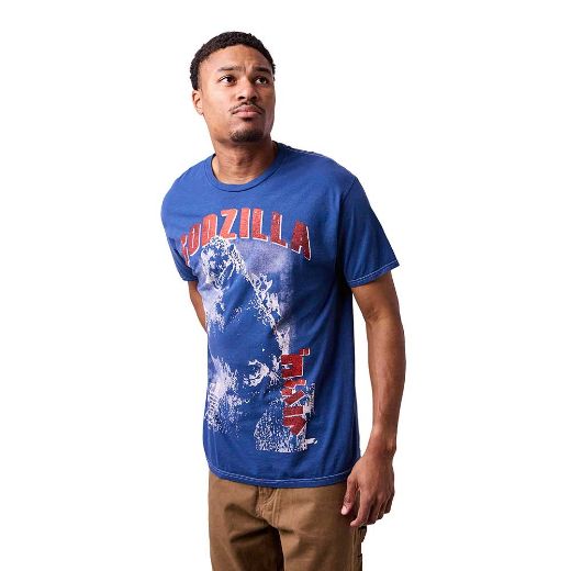 Picture of Godzilla Oversized Print Washed Unisex Tee