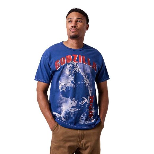 Picture of Godzilla Oversized Print Washed Unisex Tee