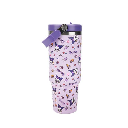 Picture of Kuromi 40 oz Stainless Steel Tumbler with Handle