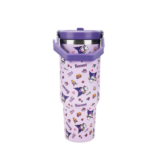 Picture of Kuromi 40 oz Stainless Steel Tumbler with Handle