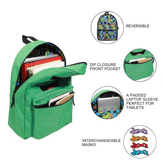 Picture of Teenage Mutant Ninja Turtles Reversible Backpack 
