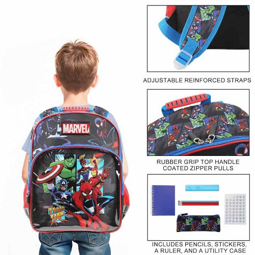 Picture of Marvel Universe Youth Stationery & Backpack Set