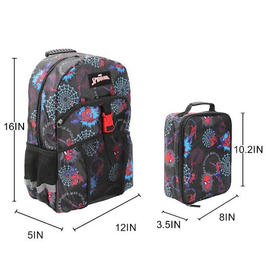 Picture of Marvel Spider Man Youth Lunch Kit & Backpack Set