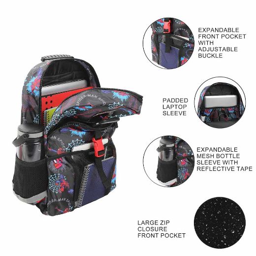 Picture of Marvel Spider Man Youth Lunch Kit & Backpack Set