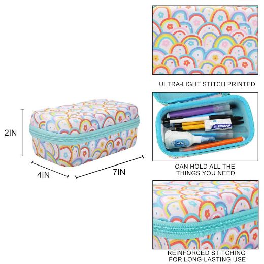 Picture of Bioworld Rainbow Pencil Case