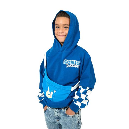 Picture of Sonic the Hedgehog Youth Fanny Pack Hoodie