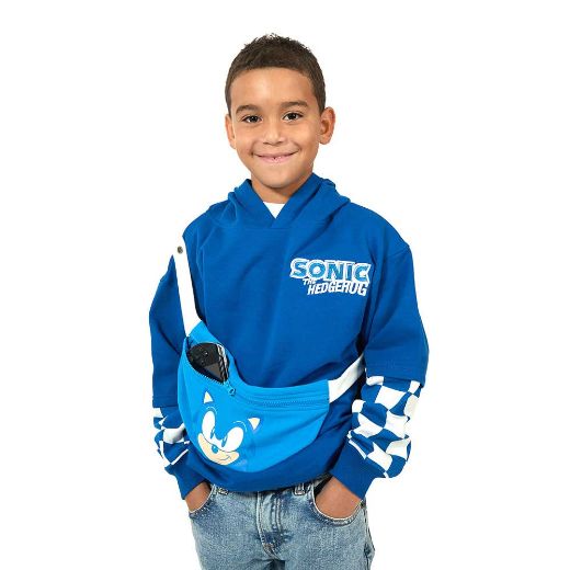 Picture of Sonic the Hedgehog Youth Fanny Pack Hoodie