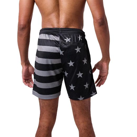 Picture of Bioworld  Stars and Stripes American Flag Active Shorts