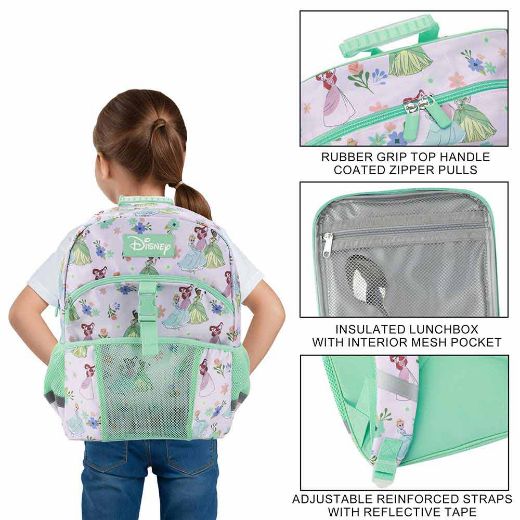 Picture of Disney Princess AOP Youth Lunch Kit & Backpack Set