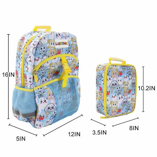 Picture of LankyBox AOP Youth Lunch Kit & Backpack Set