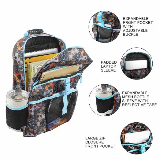 Picture of Bioworld AOP Youth Lunch & Backpack Set