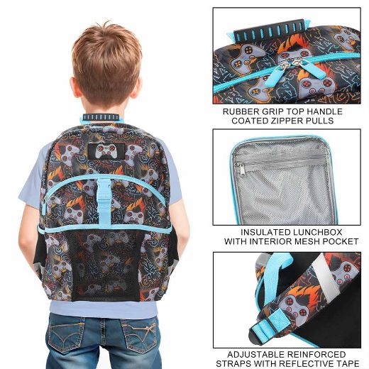Picture of Bioworld AOP Youth Lunch & Backpack Set