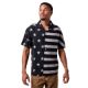 Picture of Bioworld American Flag AOP Woven Button UP