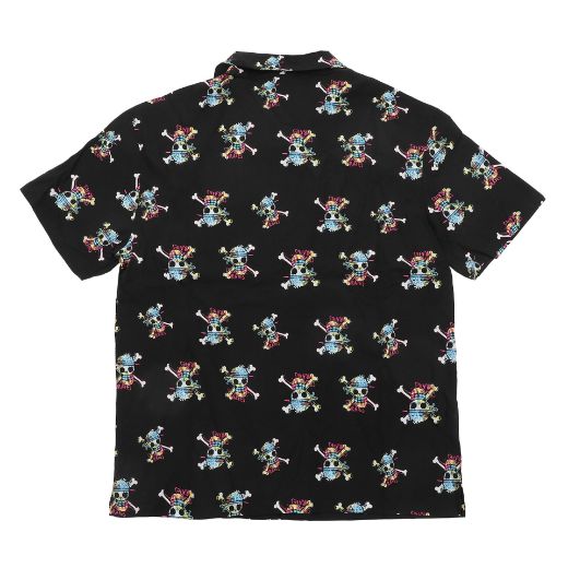 Picture of One Piece Skull AOP Woven Button UP
